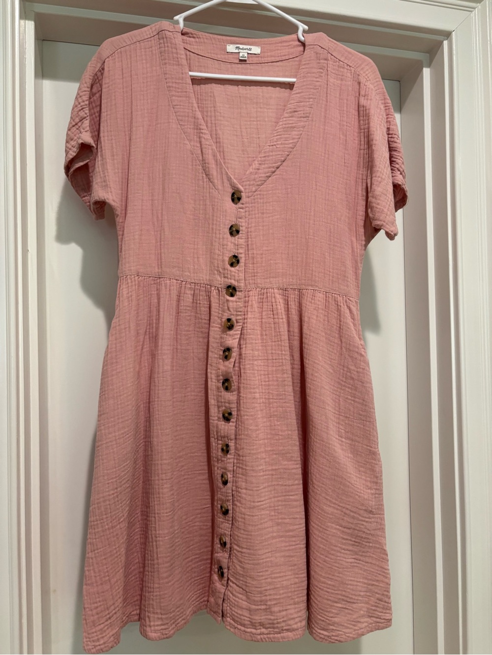 Madewell Button-Up Dress (size XS)